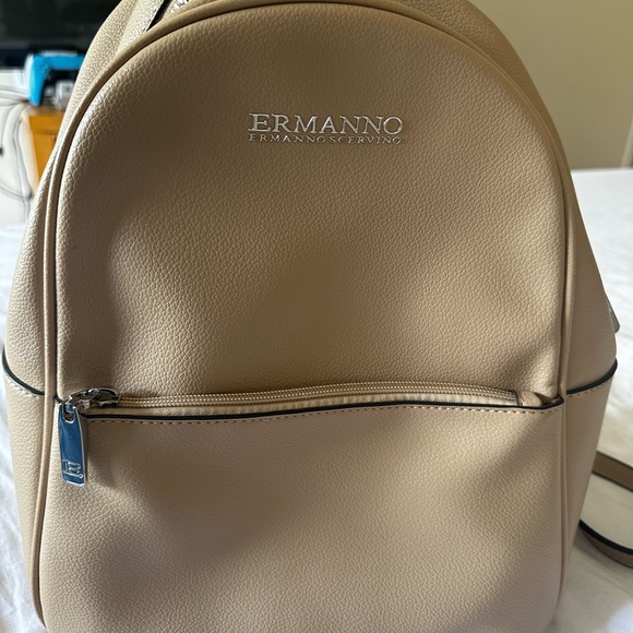 Ermanno Scervino Beige Backpack - Picture 1 of 8